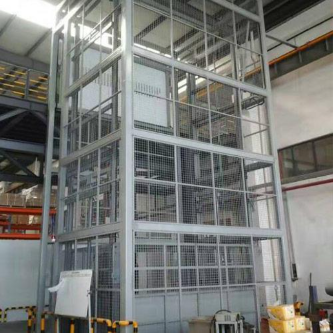 天门导轨式升降平台货梯